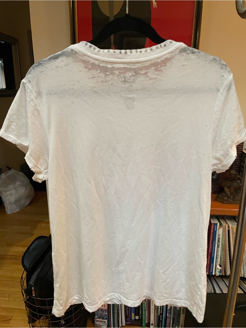 Recycled Karma White Graphic Logo Tee - Picture 2 of 3
